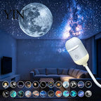 جهاز عرض المجرة والقمر المضيء (Galaxy & Moon Night Projector) 🌌✨